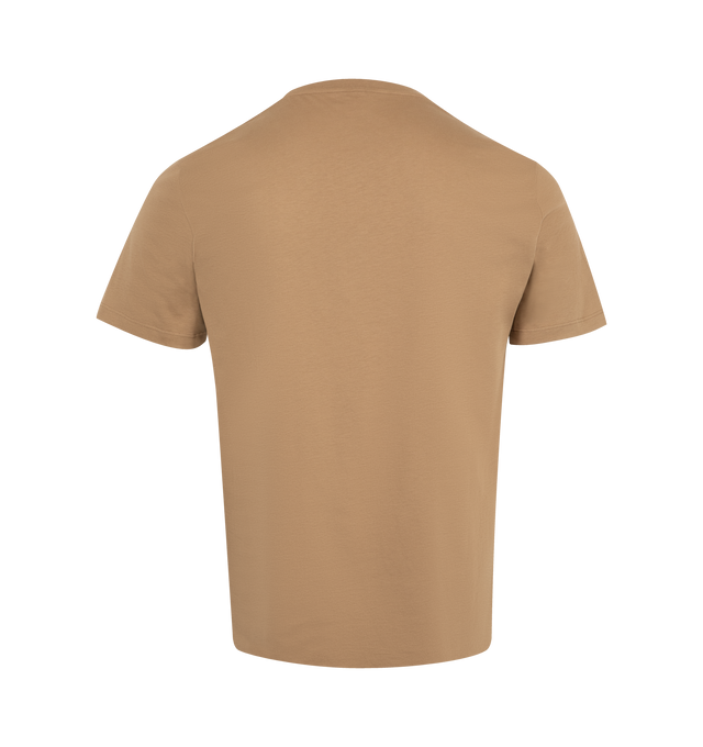 Image 2 of 2 - BROWN - LOEWE Anagram T-Shirt has a crew neck, signature Anagram logo, and short sleeves. 100% cotton. Made in Portugal.