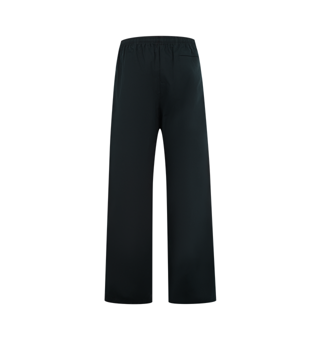 Image 2 of 3 - BLACK - WILLY CHAVARRIA Ruff Rider Track Pant featuring pull-on styling with elastic waistband, 3-pocket design, embroidered logo detail at side and midweight melton fabric. 100% polyester. Made in USA.