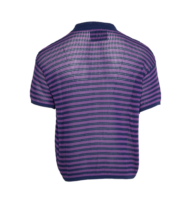 LATTICE POLO DUOTONE STRIPE (MENS)
