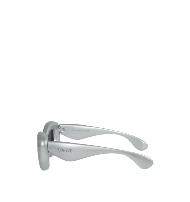Image 2 of 3 - GREY - Loewe Inflated Butterfly sunglasses in nylon with LOEWE signature on the arm and 100% UVA/UVB protection. Made in Italy. 