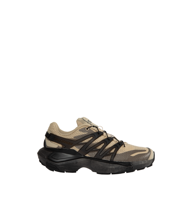Image 1 of 5 - BROWN - SALOMON XT Pu.re Advanced Sneakers featuring structured upper, iconic chassis technology, tonal Tpu overlays, quicklace lacing system and contragrip outsole. 