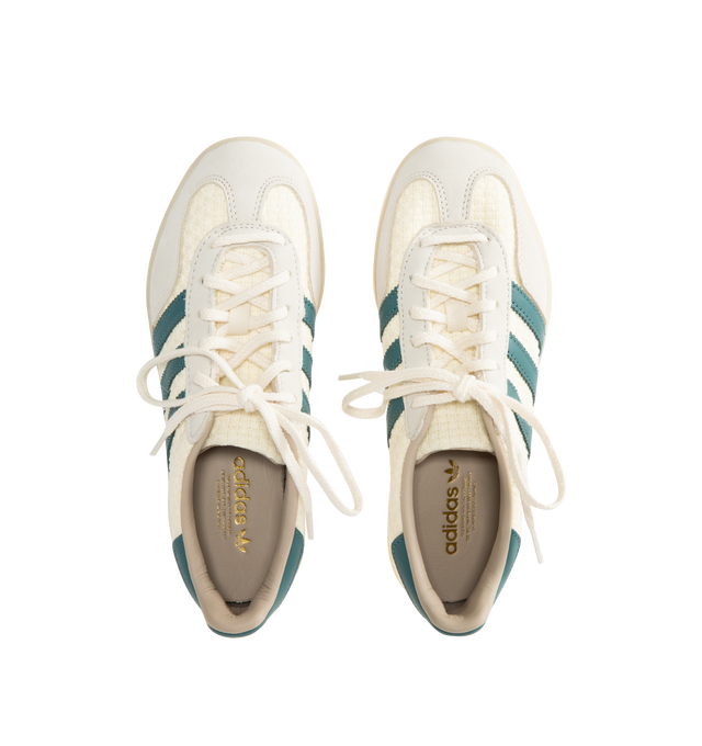 Image 5 of 5 - WHITE - ADIDAS Gazelle Indoor Sneakers featuring regular fit, lace closure, textile and synthetic upper, leather lining and rubber outsole.