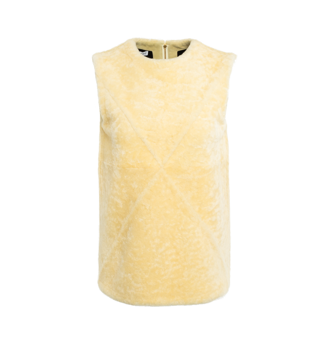 PUZZLE FOLD SHEARLING TOP (WOMENS)