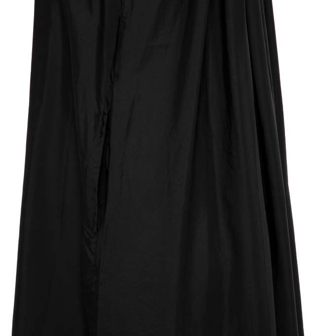 Image 3 of 3 - BLACK - DEIJI STUDIOS Form Dress featuring a crisp and lightweight maxi-length dress and gathered crew neckline. 100% organic cotton poplin. 