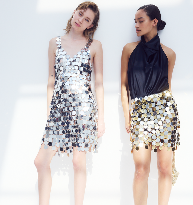 SEQUIN ROBE DRESS