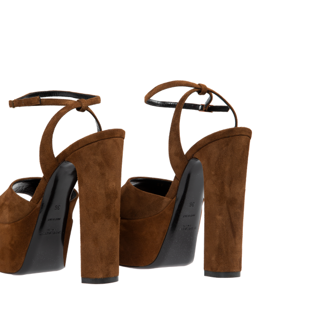 JODIE SUEDE PLATFORM SANDALS