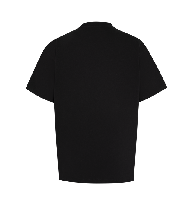 Image 2 of 2 - BLACK - CARHARTT WIP Column T-Shirt featuring a loose fit from midweight cotton canvas, short sleeves, crew neck and graphic print on the front. 100% organic cotton.