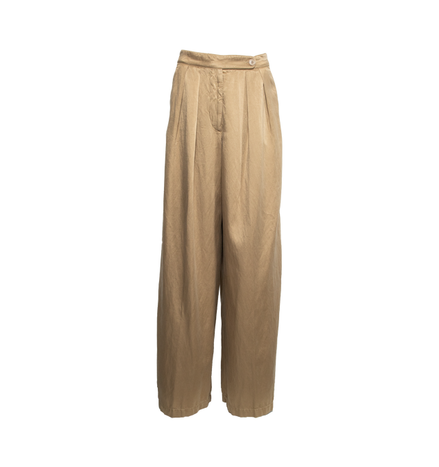 PLEATED WIDE LEG PANTS (WOMENS)