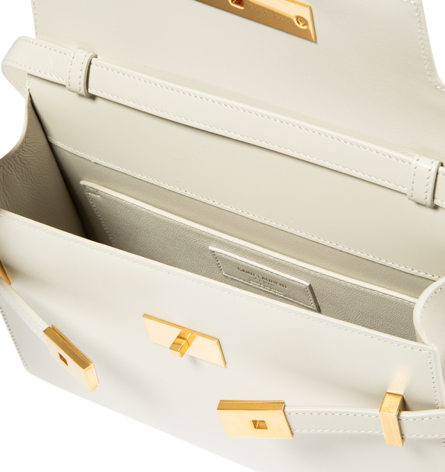 MANHATTAN SMALL LEATHER BOX BAG