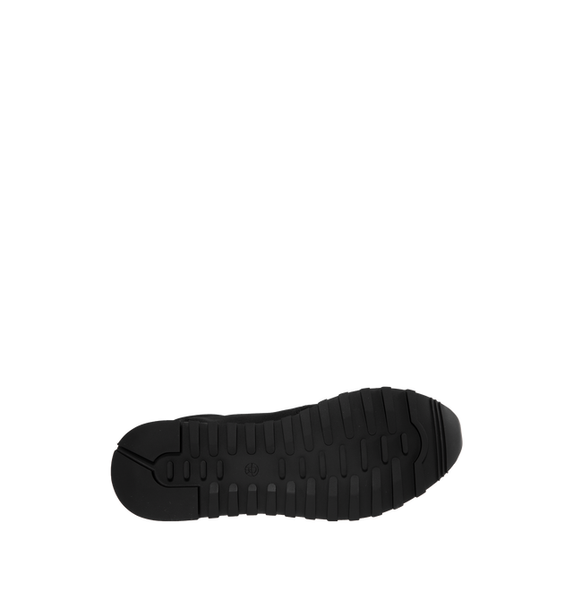 Image 4 of 5 - BLACK - THE ROW Owen Runner in Suede and Nylon featuring technical soft nylon and suede trim with micro rubber tread. 55% leather, 45% nylon. Rubber sole. Made in Italy. 