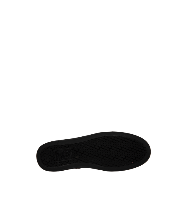 Image 4 of 5 - BROWN - MONCLER Monclub Sneakers featuring low top silhouette, branding on the tongue and heel, lace closure, nubuck upper, leather insole and rubber sole.