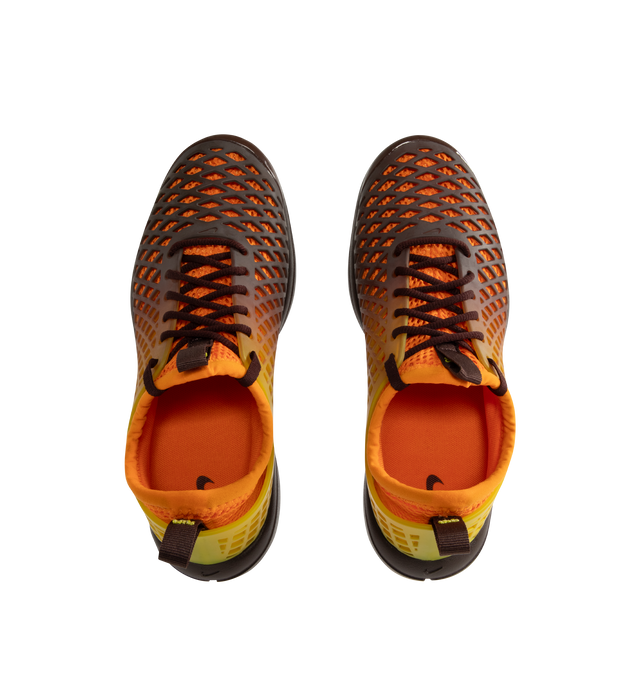 Image 6 of 6 - ORANGE - NIKE Rejuven8 Run Sneaker featuring encapsulated Air, sticky rubber outsole, extra room at the forefoot, ventilation holes, Nike Air technology and removable booties.