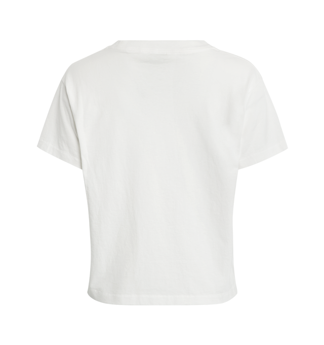 Image 2 of 3 - WHITE - BODE Buffalo Tee featuring short sleeves, crew neck, straight hem, graphic print and boxy fit. 100% cotton. Made in Portugal. 