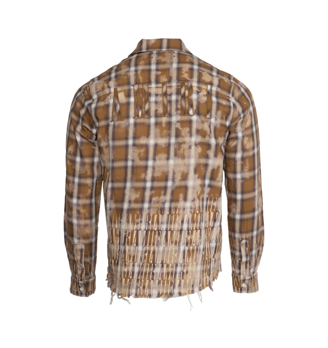 BLEACH AMIRI LOGO FLANNEL (MENS)
