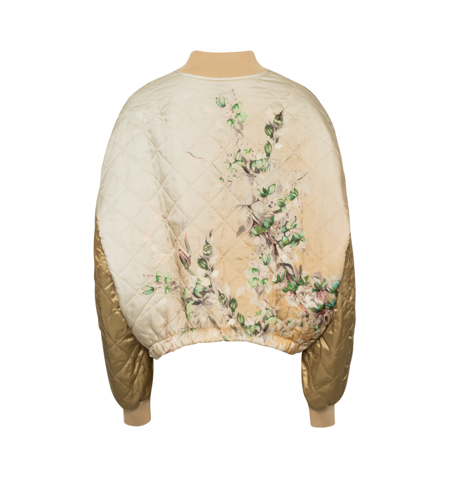 QUILTED SATIN JACKET (WOMENS)