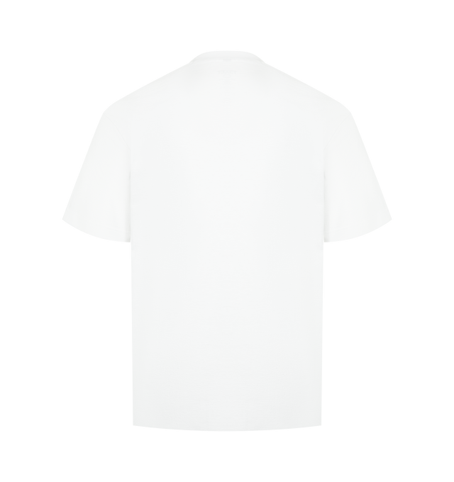 Image 2 of 2 - WHITE - MARKET Smiley Oil Can T-Shirt featuring short sleeves, crew neck, regular fit and graphic on front. 100% cotton.