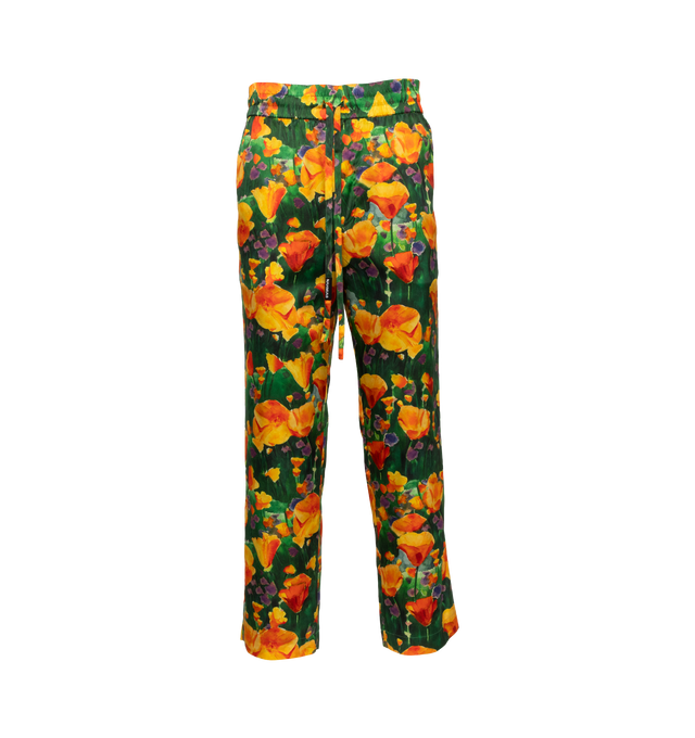 HELICOPTER LANDSCAPE SILK PANTS