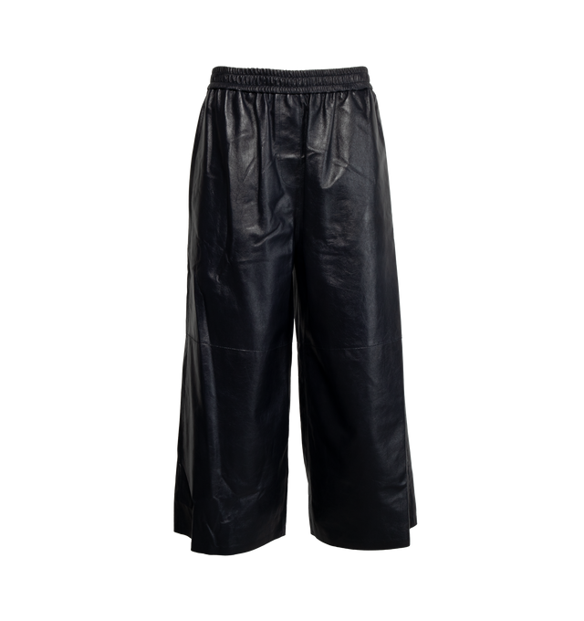 CROPPED LEATHER TROUSERS (WOMENS)