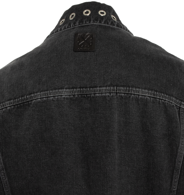 EYELET DENIM OVER JACKET (MENS)