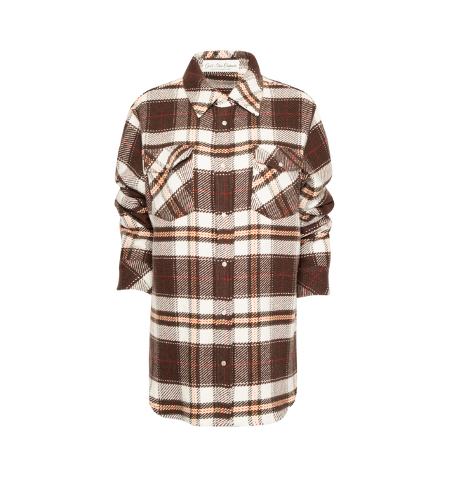 PLAID SHIRT MOONSTONE SNAP (UNISEX)