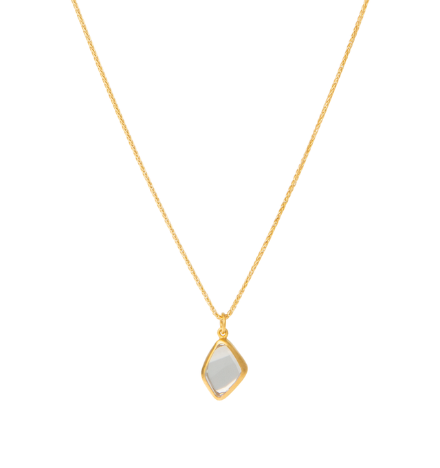 Image 1 of 1 - GOLD - Eli Halili 22K Gold Diamond Necklace is handcrafted in rich 22K gold and features a remarkable 2.05-carat portrait-cut diamond, selected for its exceptional D color and VVS1 clarity. Suspended from a 22-inch gold chain, this one-of-a-kind fine jewelry necklace showcases the distinctive beauty of the portrait-cut diamond with Eli Halili's signature artisanal craftsmanship. Main Material: 22K Gold. Gemstone: 2.05 CT Portrait-Cut Diamond. Diamond Color: D. Diamond Clarity: VVS1. GIA Certi