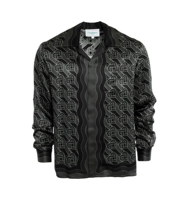 CUBAN COLLAR LONG SLEEVE SHIRT (MENS)