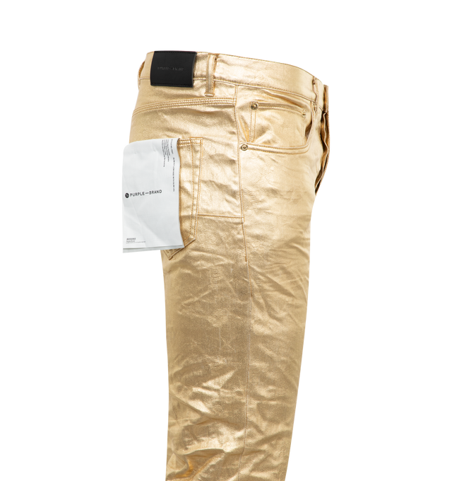 METALLIC MONOGRAM PANTS