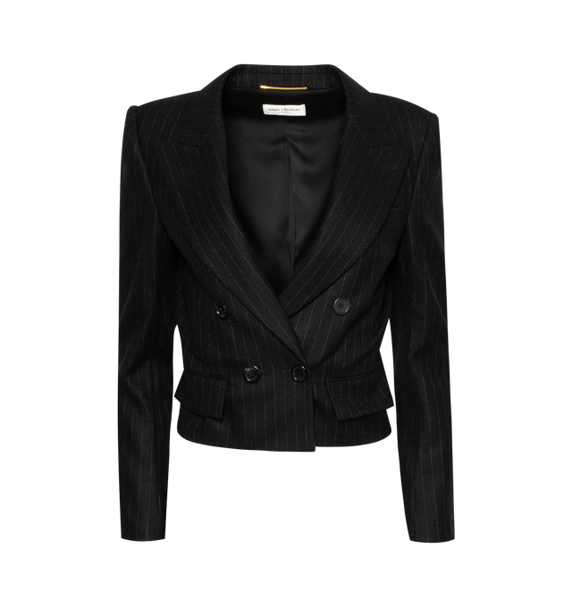STRIPED CROPPED JACKET (WOMENS)