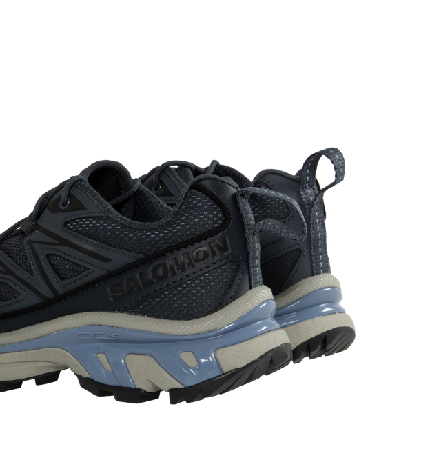Image 3 of 5 - BLACK - Salomon XT-6 Expanse Sneakers brings added texture and air flow with an open mesh upper construction, and stitched Sensifit construction for extra layers and extra retro style. Rubber sole, mesh and leather upper. 