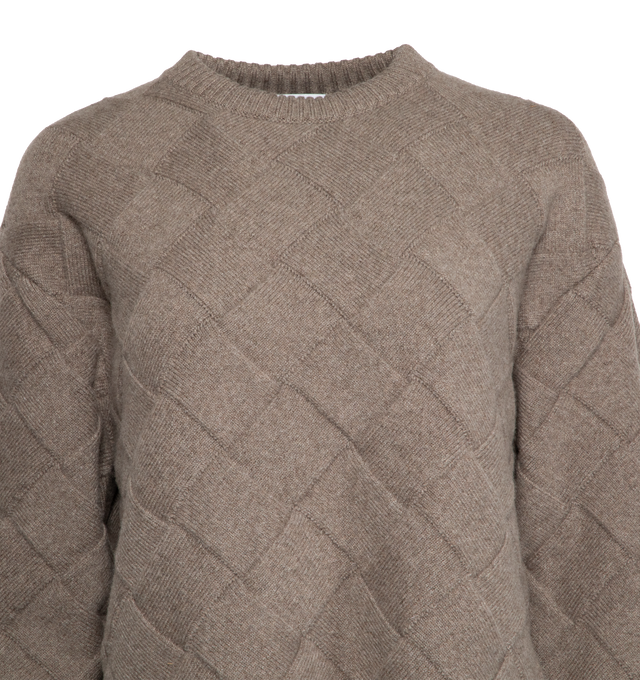 TEXTURED DIAMOND SWEATER (WOMENS)