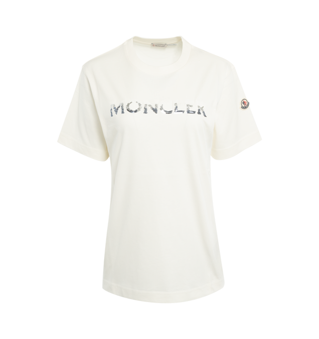 SEQUIN LOGO T-SHIRT (WOMENS)
