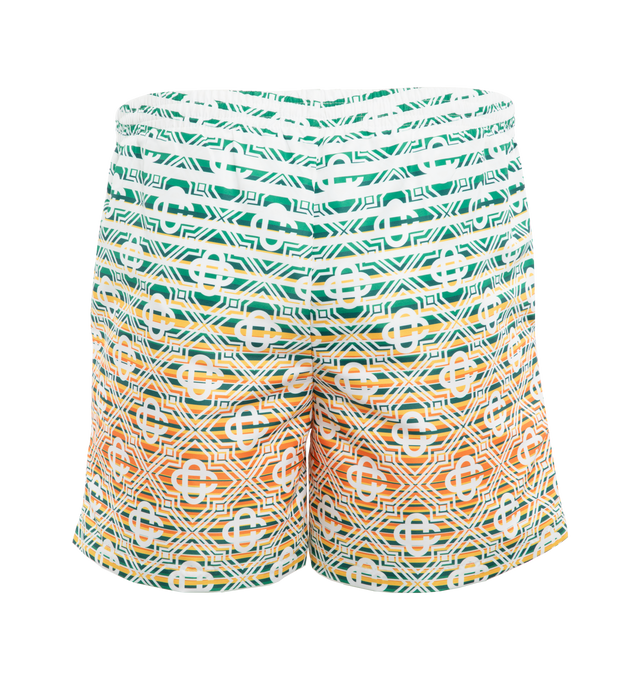 MONOGRAM PRINTED SWIM TRUNKS (MENS)