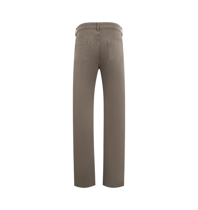 Image 2 of 3 - BROWN - DRKSHDW Fog Out Jeans featuring regular fit, belt loops, 5-pocket styling, full length and slver-tone hardware.100% cotton. Made in Italy.