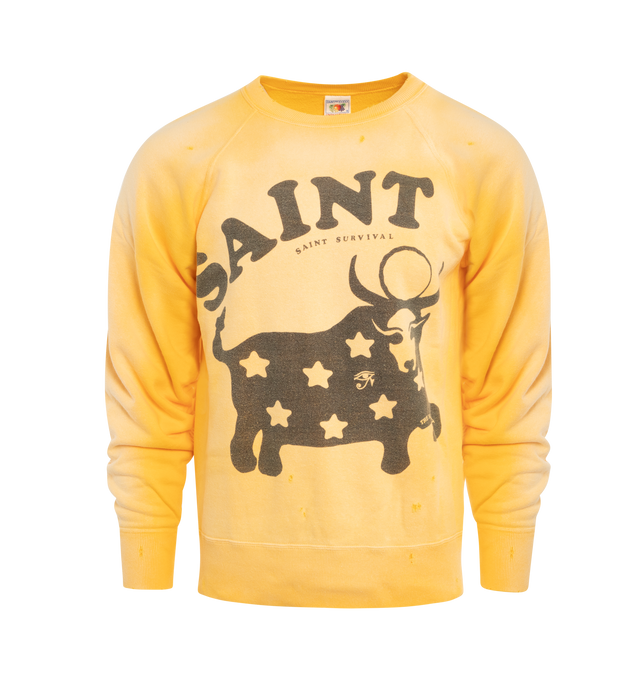COW CREWNECK SWEATSHIRT