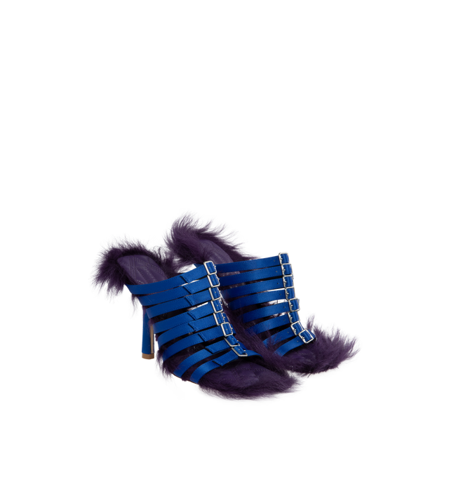 SATIN FEATHER SANDAL