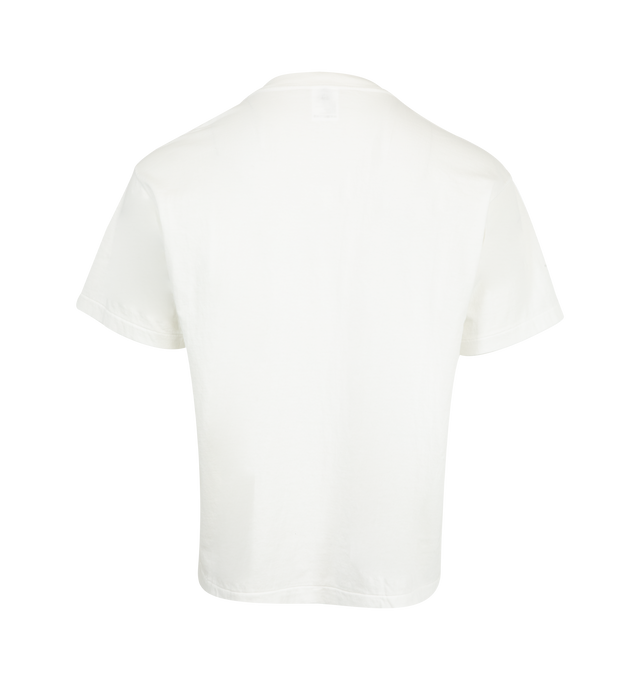 Image 2 of 2 - WHITE - SAINT MICHAEL Saint Devil T-shirt featuring ribbed crewneck, short sleeves and front graphic print. 100% cotton. Made in Japan.