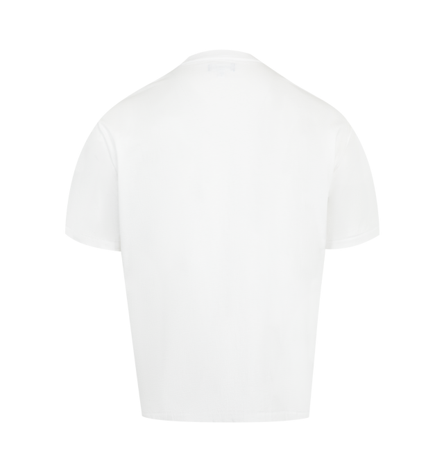 Image 2 of 2 - WHITE - MARKET Illustrated Baseball T-Shirt featuring crew neck, short sleeves, graphic on front and relaxed fit. 100% cotton.