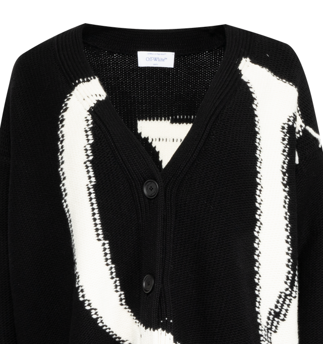 OW MAXI LOGO CARDIGAN (WOMENS)