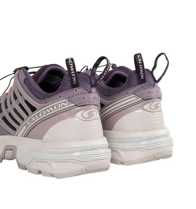 Image 3 of 5 - PURPLE - SALOMON ACS Pro Sneakers featuring synthetic upper, round toe, lace-up vamp, mesh lining, padded insole and rubber sole. 