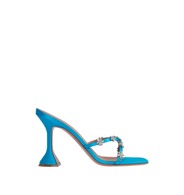 LILY SATIN CRYSTAL SLIPPERS