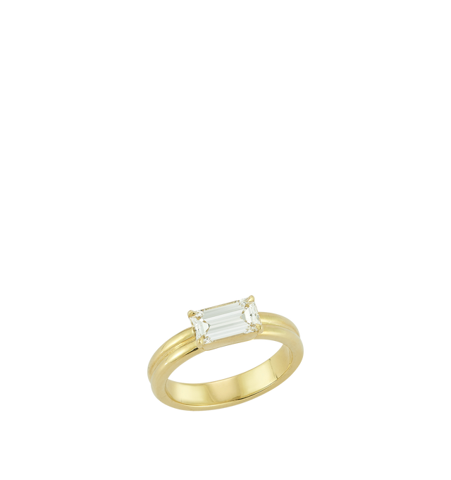 Image 3 of 3 - GOLD - JEMMA WYNNE FORME Diamond Pinky Ring featuring 18k Yellow Gold and Diamond - 1ct. Hirshleifers offers a range of pieces from this collection in-store. For personal consultation and detailed information about jewelry, please contact our dedicated stylist team at personalshopping@hirshleifers.com.This item may be restricted for online purchase to international clients. For assistance purchasing this item please contact our dedicated stylist team at personalshopping@hirshleifers.com.