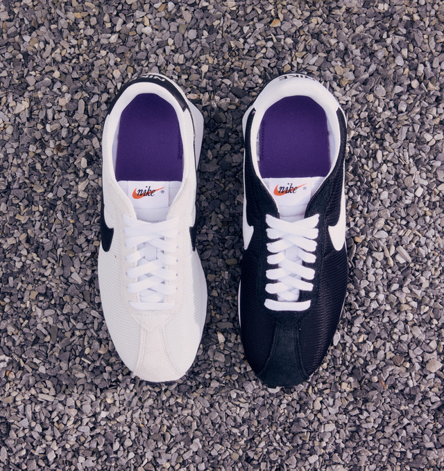 Image 3 of 7 - WHITE - Nike LD-1000 Sneaker featuring upper that combines leather and textiles for a durable, breathable fit, waffle outsole provides durable traction with retro style, foam midsole and rubber outsole.