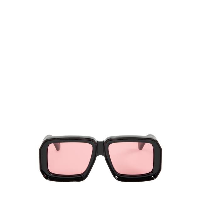 Image 1 of 3 - PINK - Loewe Paula's Ibiza Dive In mask-shaped sunglasses in acetate featuring universal fit, UVA/UVB protection and metal LOEWE logo. Made in Italy.