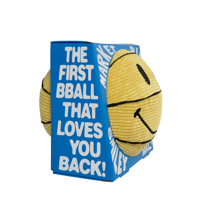 SMILEY PLUSH BASKETBALL