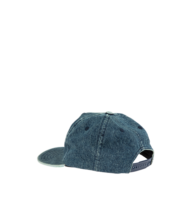 WASHED DENIM LOGO HAT