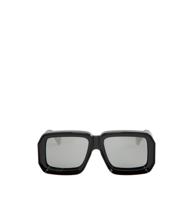 Image 1 of 3 - BLACK - Loewe Paula's Ibiza Dive In mask-shaped sunglasses in acetate featuring universal fit, UVA/UVB protection and metal LOEWE logo. Made in Italy.