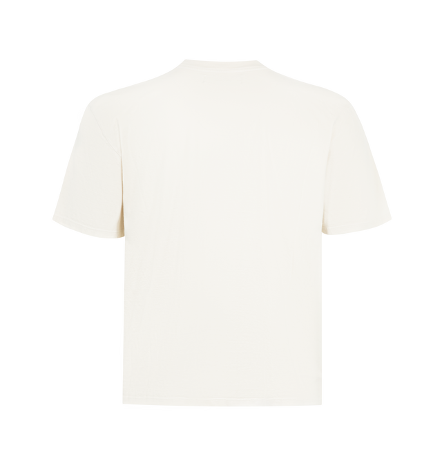 Image 2 of 2 - WHITE - NAHMIAS Point Dune Races Boxy T-shirt featuring short sleeves, crew neck, boxy shape and graphic print. 100% cotton.