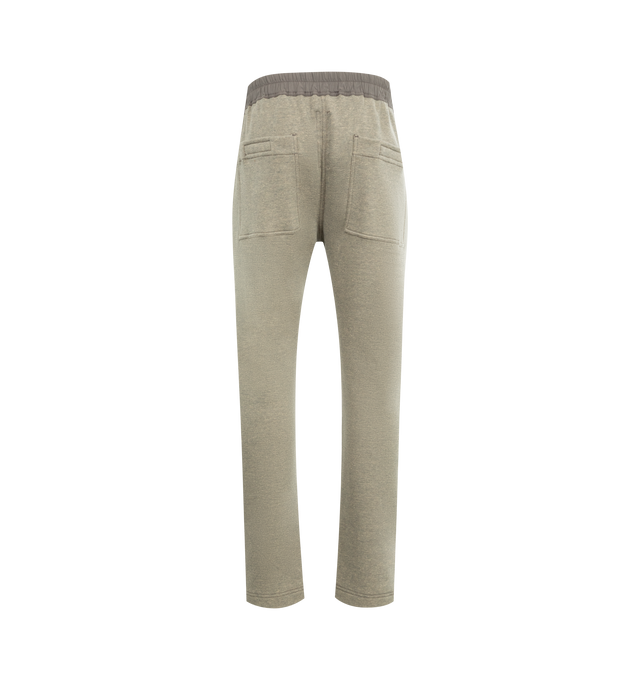 Image 2 of 3 - GREY - Rick Owens DRKSHDW Berlin Drawstring Sweatpants featuring drawstring at elasticized waistband, four-pocket styling, button fly and straight leg. 100% organic cotton. Made in Italy.