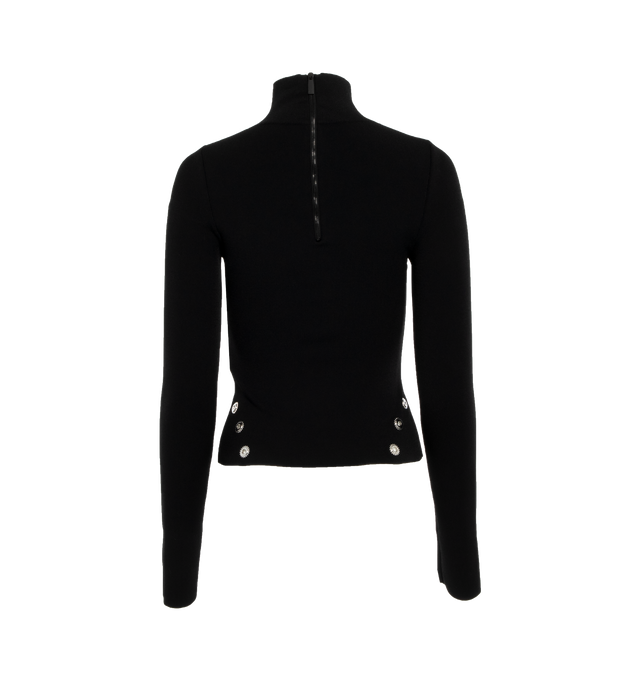 EYELETS MOCK NECK (WOMENS)