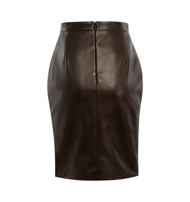 LAMBSKIN PENCIL SKIRT